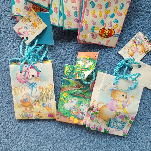 Pastel Springtime Easter Gift Bag and Party Decor Bundle Spring Easter Decor - Picture 6 of 10